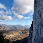 vue à flanc de falaise