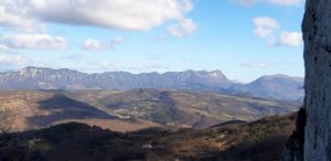 vue sur la forêt de Saou