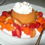 baba au rhum à la table d'hôtes