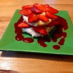 fraisier en table d'hôtes