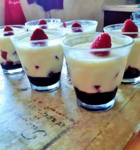 mousse chocolat blanc framboise