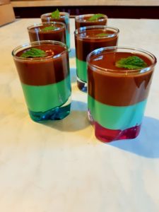 verrines chocolat menthe