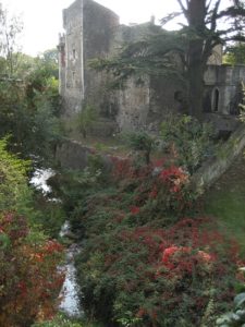 Vue sur le château de Leyne