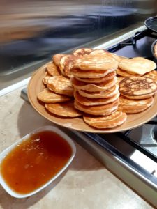 pancakes au petit déjeuner
